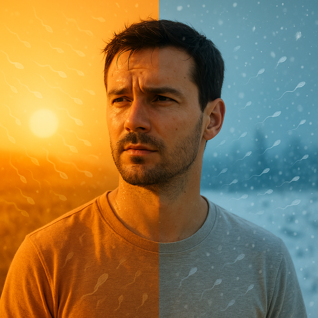 Vpliv temperature in letnih časov na kakovost sperme: vročina zmanjšuje moško plodnost
